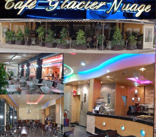 Café nuage glacier